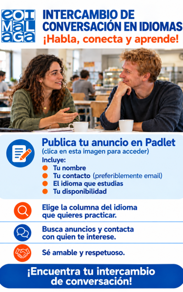 Spanish Conversation Exchange Poster